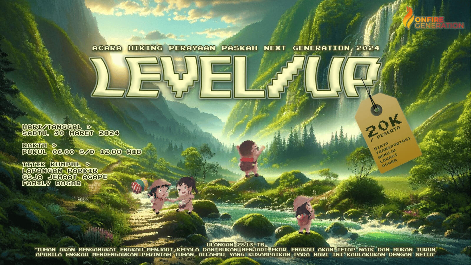 Poster Ibadah Paskah Next Generation 2024